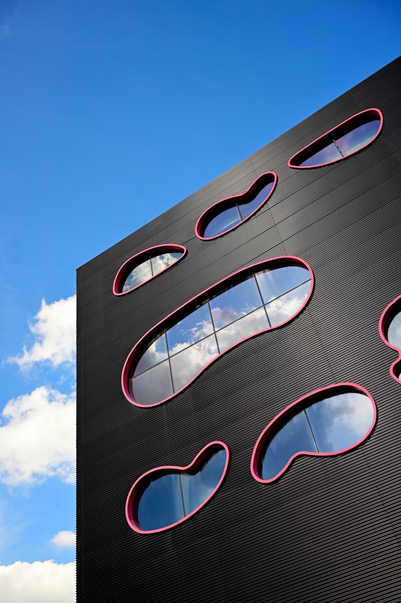 a building with a clock on it